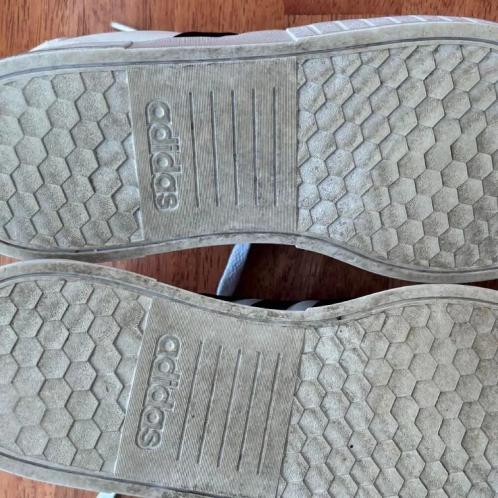 Adidas Women's White and Black Trainers